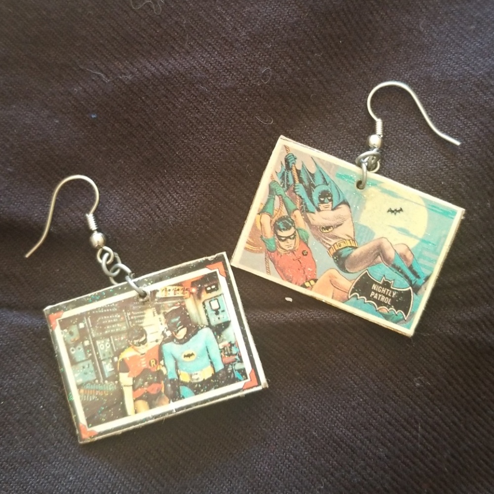Batman & Robin Earrings